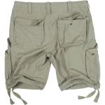 Kraťasy Airborne Vintage Shorts - svetlo olivové