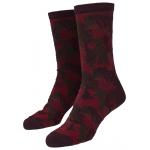 Ponožky Urban Classics Camo 2 ks - red-camo