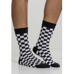 Ponožky Urban Classics Checker 2 páry - černé-bílé