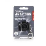 LED klíčenka fotoaparát - černá