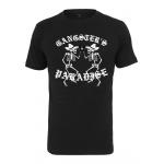 Tričko Mister Tee Gangsters Paradise - čierne