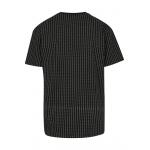 Tričko Wu-Wear Pin Stripe - čierne