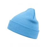 Čepice zimní MSTRDS Beanie Basic Flap - světle modrá