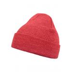 Čepice zimní MSTRDS Beanie Basic Flap - světle červená