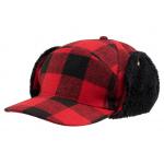 Kšiltovka zimní Brandit Lumberjack Wintercap - černá-červená