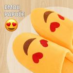 Emoji papuče In Love - žluté