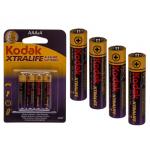 Baterie tužková AAA Kodak Xtralife 4 ks