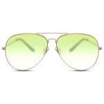 Sluneční brýle Solo Aviator Simple - zelené