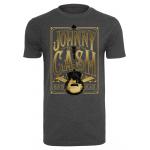 Triko Merchcode Johnny Cash Man In Black - šedé