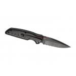 Nůž Schrade SCH505S Serrated Folder - stříbrný-černý