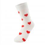 Zamilované ponožky Srdce - bílé