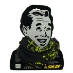 Sportovní šátek s fleecem Sulov Shock - černý