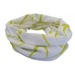 Sportovní šátek Sulov Headgear - bílý-zelený
