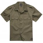 Košile Brandit US Shirt Ripstop 1/2 - olivová