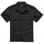 Košile Brandit US Shirt Ripstop 1/2 - čierna