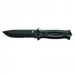 Nůž Gerber Strongarm s kombinovaným ostřím - černý