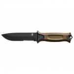 Nůž Gerber Strongarm s kombinovaným ostřím - coyote (18+)
