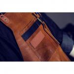 Kožená zástěra Dellinger Leather BBQ Vintage Soft - světle hnědá
