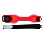 Reflexný LED pásik SportTeam - červený