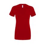 Tričko Bella Deep V-Neck Jersey - červené