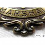 Odznak zástupcu US Marshal 8,2 cm - zlatá