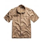 Košeľa Surplus M65 Basic Shirt s krátkym rukávom - bežová