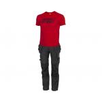 Tričko Bennon Hardworker - červené-čierne