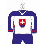 Minidres hokejový Slovensko - farebný