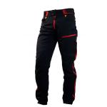 Kalhoty unisex Haven Singletrail - černé-červené