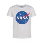 Tričko detské Mister Tee NASA Insignia - biele