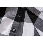 Košile Brandit Check Shirt Sleeveless - černá-bílá