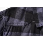 Košele Brandit Checkshirt Halfsleeve - sivá-čierna