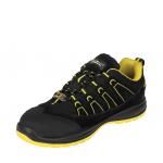 Topánky športové Adamant Alegro S1P ESD Low - čierné-žlté