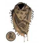 Šátek Shemagh Skull Mil-Tec - coyote