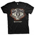 Tričko Gas Monkey Garage Spring Coils - čierne