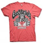 Triko Gas Monkey Garage Burning Wheels - červené