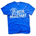 Triko Gas Monkey Garage Beer Assistant - modré