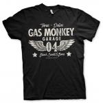 Triko Gas Monkey Garage 04-WINGS - čierne