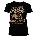 Tričko dámske Gas Monkey Garage Go Big Or Go Home - čierne