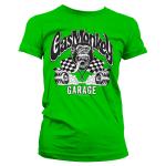Tričko dámske Gas Monkey Garage Burning Wheels - zelené