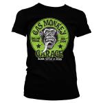 Triko dámské Gas Monkey Garage Green Logo - černé
