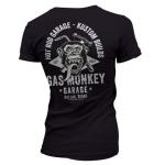 Tričko dámske Gas Monkey Garage Torch & Hammer - čierne