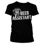 Tričko dámske Gas Monkey Garage Beer Assistant - čierne