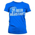 Tričko dámske Gas Monkey Garage Beer Assistant - modré