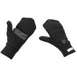Pletené rukavice bez prstů s podšívkou MFH Thinsulate - černé