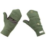 Pletené rukavice bez prstů s podšívkou MFH Thinsulate - olivové