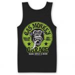 Tílko Gas Monkey Garage Green Logo - černé