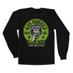 Triko dlhý rukáv Gas Monkey Garage Green Logo - čierne