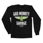 Triko dlhý rukáv Gas Monkey Garage Speed Wheels - čierne