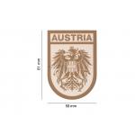 Nášivka Claw Gear znak Rakousko - desert